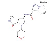 N-[(3R,5S)-5-[(methylamino)carbonyl]-1-(tetrahydro-2H-pyran-4-yl)pyrrolidin-3-yl]pyrazolo[1,5-a]pyridine-3-carboxamide