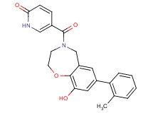 5-{[9-hydroxy-7-(2-methylphenyl)-2,3-dihydro-1,4-benzoxazepin-4(5H)-yl]carbonyl}pyridin-2(1H)-one