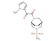 1-(1-methyl-1H-pyrrol-2-yl)-2-[(1R*,5R*)-3-(methylsulfonyl)-3,6-diazabicyclo[3.2.2]non-6-yl]-2-oxoethanone