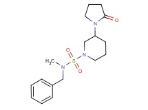 N-benzyl-N-methyl-3-(2-oxopyrrolidin-1-yl)piperidine-1-sulfonamide