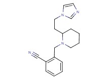 2-({2-[2-(1H-imidazol-1-yl)ethyl]piperidin-1-yl}methyl)benzonitrile