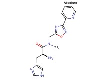 N-methyl-N-{[3-(2-pyridinyl)-1,2,4-oxadiazol-5-yl]methyl}-L-histidinamide dihydrochloride
