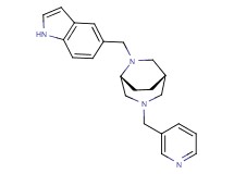 (1S*,5R*)-6-(1H-indol-5-ylmethyl)-3-(3-pyridinylmethyl)-3,6-diazabicyclo[3.2.2]nonane