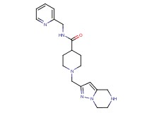 N-(2-pyridinylmethyl)-1-(4,5,6,7-tetrahydropyrazolo[1,5-a]pyrazin-2-ylmethyl)-4-piperidinecarboxamide dihydrochloride