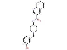 N-[1-(3-hydroxybenzyl)piperidin-4-yl]-5,6,7,8-tetrahydroquinoline-3-carboxamide