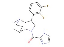 (3R*,3aR*,7aR*)-3-(2,3-difluorophenyl)-1-(1H-imidazol-2-ylcarbonyl)octahydro-4,7-ethanopyrrolo[3,2-b]pyridine