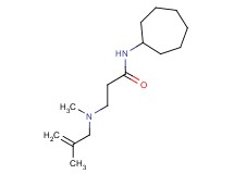 N-cycloheptyl-3-[methyl(2-methylprop-2-en-1-yl)amino]propanamide