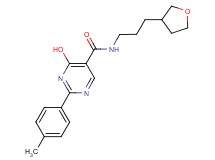 4-hydroxy-2-(4-methylphenyl)-N-[3-(tetrahydrofuran-3-yl)propyl]pyrimidine-5-carboxamide