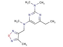 6-ethyl-N~2~,N~2~,N~4~-trimethyl-N~4~-[(4-methyl-1,2,5-oxadiazol-3-yl)methyl]pyrimidine-2,4-diamine