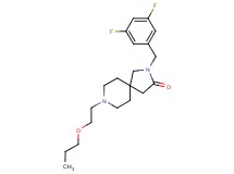 2-(3,5-difluorobenzyl)-8-(2-propoxyethyl)-2,8-diazaspiro[4.5]decan-3-one
