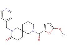 8-(5-methoxy-2-furoyl)-2-(pyridin-4-ylmethyl)-2,8-diazaspiro[5.5]undecan-3-one