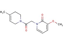 3-methoxy-1-[2-(4-methyl-3,6-dihydropyridin-1(2H)-yl)-2-oxoethyl]pyridin-2(1H)-one