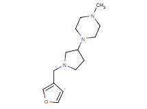 1-[1-(3-furylmethyl)pyrrolidin-3-yl]-4-methylpiperazine
