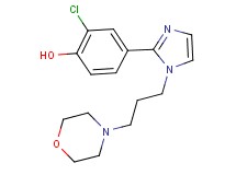 2-chloro-4-[1-(3-morpholin-4-ylpropyl)-1H-imidazol-2-yl]phenol