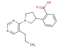 2-[1-(5-propyl-4-pyrimidinyl)-3-pyrrolidinyl]benzoic acid