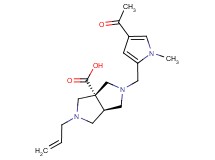 (3aR*,6aR*)-2-[(4-acetyl-1-methyl-1H-pyrrol-2-yl)methyl]-5-allylhexahydropyrrolo[3,4-c]pyrrole-3a(1H)-carboxylic acid