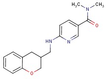 6-[(3,4-dihydro-2H-chromen-3-ylmethyl)amino]-N,N-dimethylnicotinamide