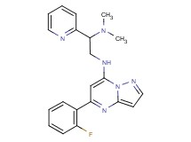 N~2~-[5-(2-fluorophenyl)pyrazolo[1,5-a]pyrimidin-7-yl]-N~1~,N~1~-dimethyl-1-pyridin-2-ylethane-1,2-diamine