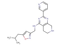 N-[(5-isobutylisoxazol-3-yl)methyl]-2-pyridin-3-yl-5,6,7,8-tetrahydropyrido[3,4-d]pyrimidin-4-amine