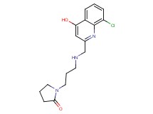 1-(3-{[(8-chloro-4-hydroxyquinolin-2-yl)methyl]amino}propyl)pyrrolidin-2-one