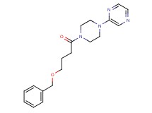 2-{4-[4-(benzyloxy)butanoyl]piperazin-1-yl}pyrazine