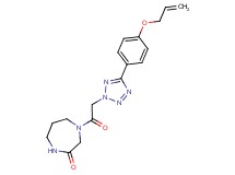 4-({5-[4-(allyloxy)phenyl]-2H-tetrazol-2-yl}acetyl)-1,4-diazepan-2-one
