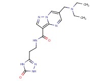 6-[(diethylamino)methyl]-N-[2-(5-oxo-4,5-dihydro-1H-1,2,4-triazol-3-yl)ethyl]pyrazolo[1,5-a]pyrimidine-3-carboxamide