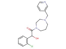 1-(2-chlorophenyl)-2-oxo-2-[4-(3-pyridinylmethyl)-1,4-diazepan-1-yl]ethanol