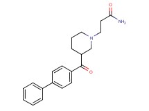 3-[3-(biphenyl-4-ylcarbonyl)piperidin-1-yl]propanamide