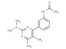 N-{3-[2-(dimethylamino)-5,6-dimethylpyrimidin-4-yl]phenyl}acetamide