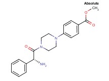 methyl 4-{4-[(2R)-2-amino-2-phenylacetyl]-1-piperazinyl}benzoate hydrochloride