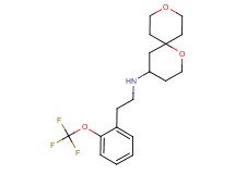 1,9-dioxaspiro[5.5]undec-4-yl{2-[2-(trifluoromethoxy)phenyl]ethyl}amine