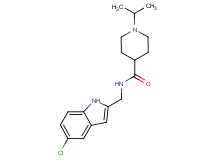 N-[(5-chloro-1H-indol-2-yl)methyl]-1-isopropyl-4-piperidinecarboxamide