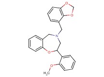 4-(1,3-benzodioxol-4-ylmethyl)-2-(2-methoxyphenyl)-2,3,4,5-tetrahydro-1,4-benzoxazepine
