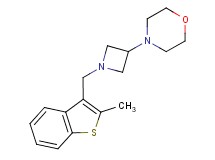 4-{1-[(2-methyl-1-benzothien-3-yl)methyl]azetidin-3-yl}morpholine