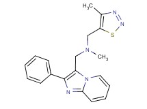 N-methyl-1-(4-methyl-1,2,3-thiadiazol-5-yl)-N-[(2-phenylimidazo[1,2-a]pyridin-3-yl)methyl]methanamine