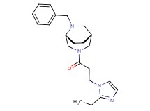 (1R*,5R*)-6-benzyl-3-[3-(2-ethyl-1H-imidazol-1-yl)propanoyl]-3,6-diazabicyclo[3.2.2]nonane