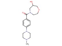 4-[4-(4-methylpiperazin-1-yl)benzoyl]-1,4-oxazepan-6-ol