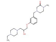 4-{3-[3-(4-ethylpiperazin-1-yl)-2-hydroxypropoxy]benzyl}-1-methylpiperazin-2-one