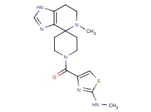 N-methyl-4-[(5-methyl-1,5,6,7-tetrahydro-1'H-spiro[imidazo[4,5-c]pyridine-4,4'-piperidin]-1'-yl)carbonyl]-1,3-thiazol-2-amine