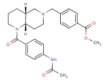 methyl 4-{[(4aR*,8aS*)-1-[4-(acetylamino)benzoyl]octahydro-1,6-naphthyridin-6(2H)-yl]methyl}benzoate