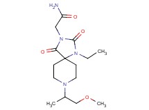 2-[1-ethyl-8-(2-methoxy-1-methylethyl)-2,4-dioxo-1,3,8-triazaspiro[4.5]dec-3-yl]acetamide