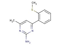 4-methyl-6-[2-(methylthio)phenyl]pyrimidin-2-amine