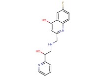 6-fluoro-2-{[(2-hydroxy-2-pyridin-2-ylethyl)amino]methyl}quinolin-4-ol