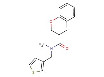 N-methyl-N-(3-thienylmethyl)-3-chromanecarboxamide