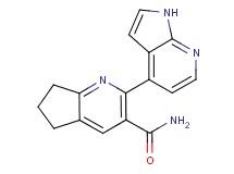 2-(1H-pyrrolo[2,3-b]pyridin-4-yl)-6,7-dihydro-5H-cyclopenta[b]pyridine-3-carboxamide