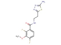 N-[2-(5-amino-1,3,4-thiadiazol-2-yl)ethyl]-2,4-difluoro-3-methoxybenzamide