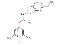 6-[2-(4-chloro-3,5-dimethylphenoxy)propanoyl]-2-ethyl-6,7-dihydro-5H-pyrrolo[3,4-d]pyrimidine