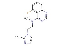 5-fluoro-N-methyl-N-[2-(2-methyl-1H-imidazol-1-yl)ethyl]quinazolin-4-amine