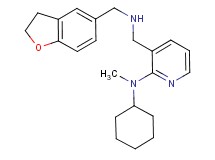 N-cyclohexyl-3-{[(2,3-dihydro-1-benzofuran-5-ylmethyl)amino]methyl}-N-methyl-2-pyridinamine